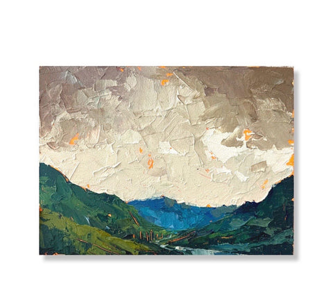 Hazy in the mountains