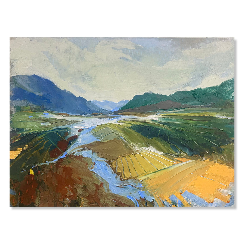 Where the valley gathers light