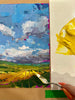 Vivid Landscape class- Acrylic with Molding Paste