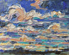 Abstracted Clouds class - Acrylic with fine pumice gel