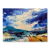 Winter scene class - Acrylic with Molding Paste