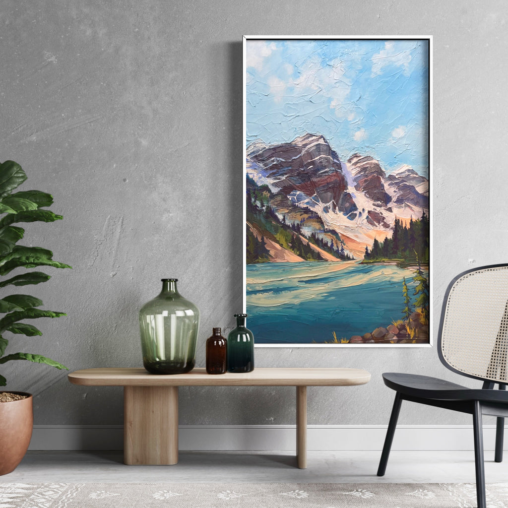 Moraine Lake view 36” x 60”
