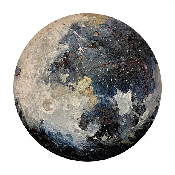 The lunar Collection - Waxing Gibbous Moon 12”