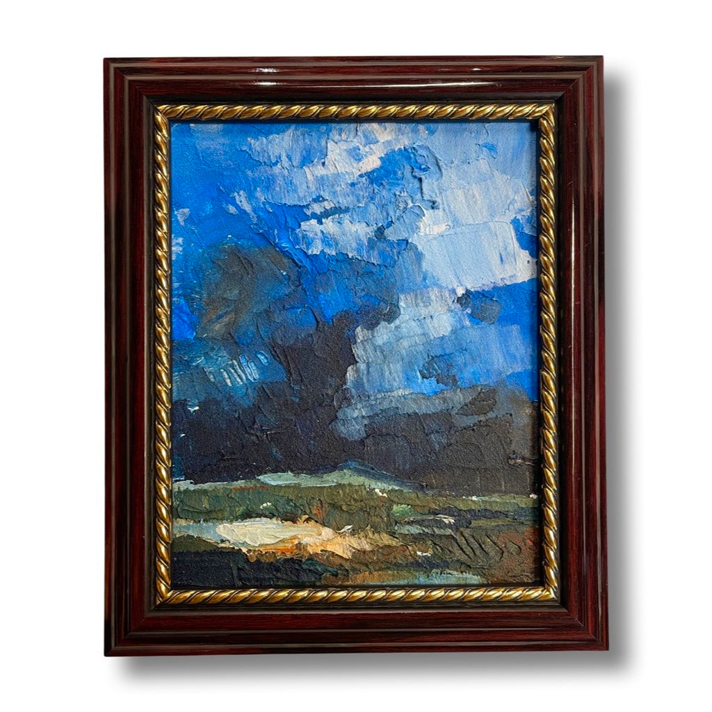 Landscape Demo Painting - framed